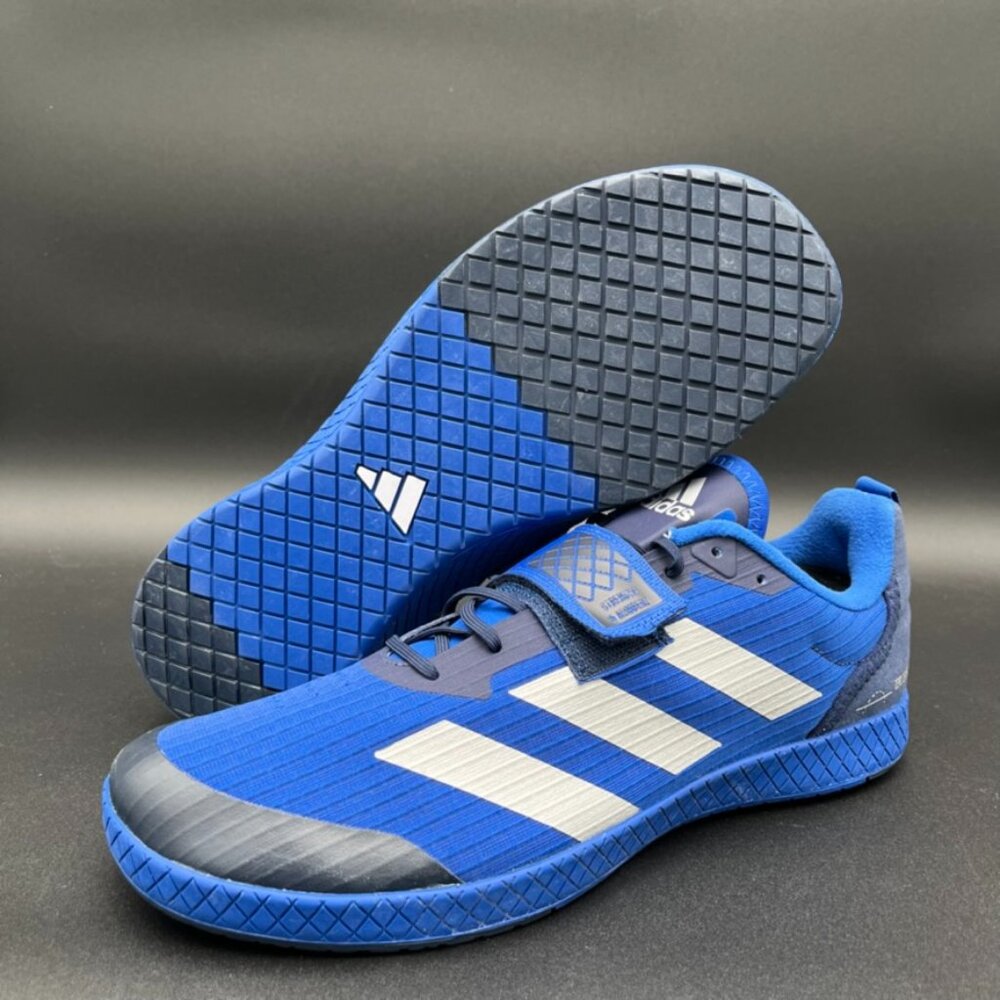 Adidas The Total Weightlifting Shoes Sneakers Blue Men's Size 10 GY8917 NEW